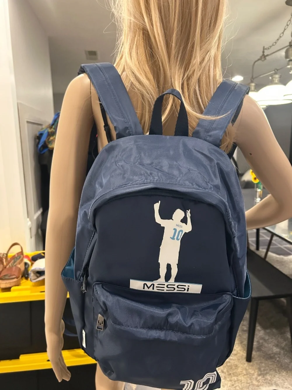 Lionel Messi brand Navy Blue Backpack; NWT